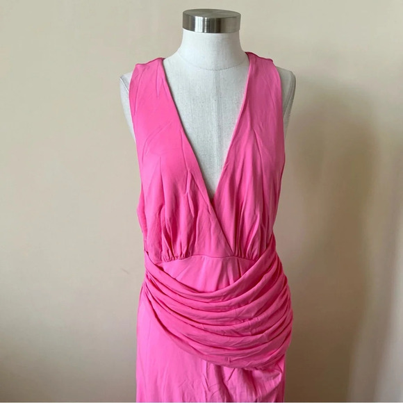 New! Ramy Brooks Gemma dress in wild pink maxi 17488 - Picture 5 of 13